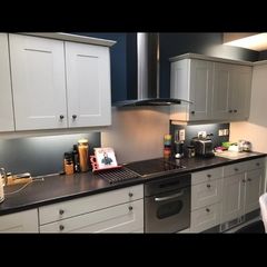 Ivory Shaker Style Kitchen For Sale