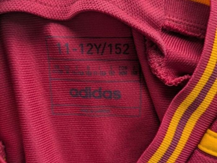 Adidas AS Roma 2023/24 kids football jersey shirt 11/12 years