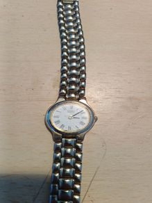 ladies Seiko gold plated quartz watch