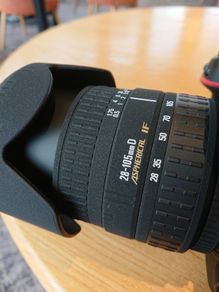 Nikon Camera and a Lens