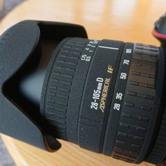 Nikon Camera and a Lens