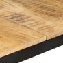 Dining Table 180x90x76 cm Solid Rough Mango Wood Image 5