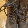 Carl Scarpa green ankle boots size 8 Eur 42 - lovely soft leather and lace closing detail - postage included Image 3