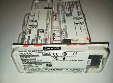 Lenovo Thinkpad 32g Ddr4 3200mhz Sodimm Memory