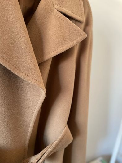 Burberry wool camel coat