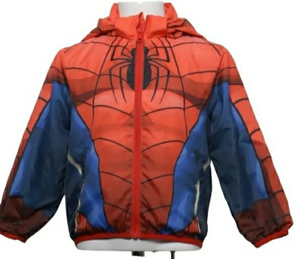 HM raincoat lightweight jacket Spiderman