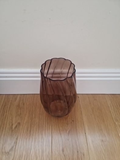 Brown Glass Vase