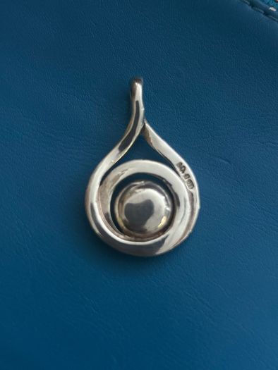 Turquoise & Silver Pendant