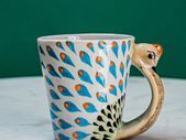 Lucia's Pavo Real Coffee Mug - Fair Trade - Made in Guatemala