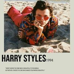 Harry Styles - Beach - Rare Mini Print/Poster