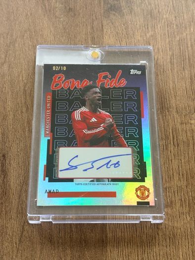 Topps 2026 Amad Bona Fide Auto 2/10 Black Manchester United