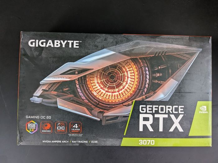 Nvidia RTX 3070 Gigabyte Gaming OC