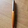 Fountain Pen (Diplomat Aero - orange anodized aluminum) Excellent condition. Image 2