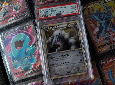 Aggron ! Holo Rare ! PSA 9 ! MINT ! from Clash at the Summit Set ! 2010 ! Japanese Pokemon Card ! Graded !