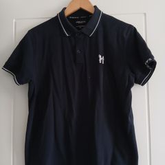 mens polo navy HENLEYS