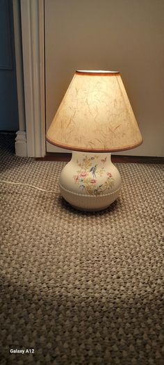 vintage wicklow ceramics lamp