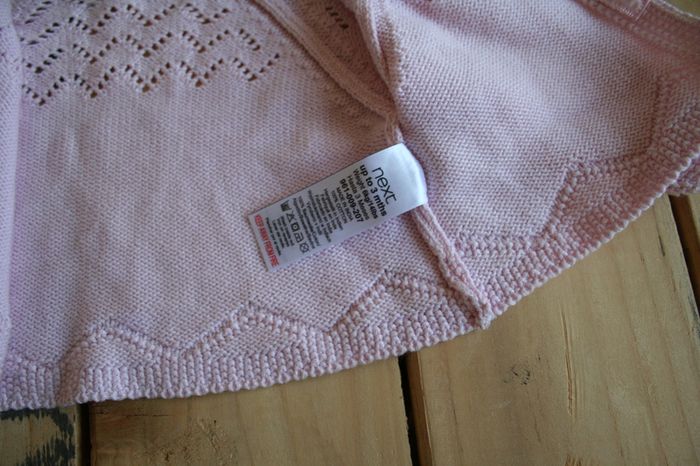 NEXT baby girl pink cardigan 0-3 months