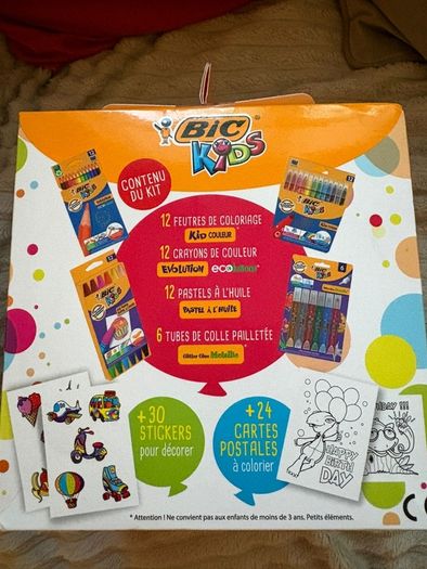 BIC Kids Colouring Box Birthday Kit
