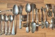 Collection of Rare Sterling Silver pieces. 731 grams.