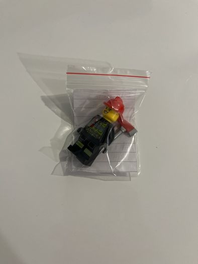 Lego City Firefighter minifigure