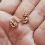 Small Stone Earrings Image 2