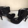 Ladies Gino Vaello Black patent leather and suede high heel court shoes Eu 40 size 6.5 Image 4
