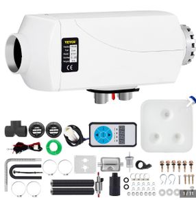 Diesel Air Heater 12v 5kw Digital Switch Silencer 10l Tank For Truck Pop