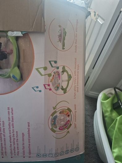 walker and rotating seat 2 in 1