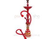 Khalil Mamoon Cafe Style - FULL RED Shi-sha Hoo-kah