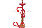 Khalil Mamoon Cafe Style - FULL RED Shi-sha Hoo-kah