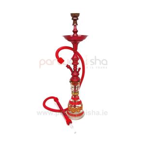 Khalil Mamoon Cafe Style - FULL RED Shi-sha Hoo-kah