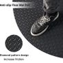 Rubber Garage Floor Mats 1M x 5M / 3.3Ft x 16.4Ft Anti-Slip Diamond Plate Mat 3mm Thick Heavy Duty Commercial Flooring Mat Roll for Under Car, Gym, Garage, Warehouse, Black Image 3
