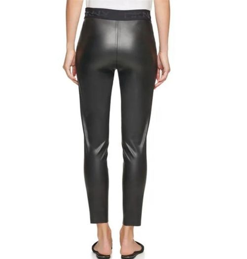 DKNY Leather Leggings Brand New