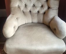 Antique Button Backed Armchair