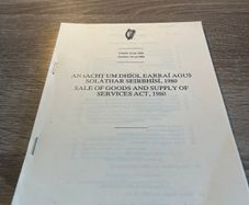 Sale of Goode and Supply of Services Act 1980