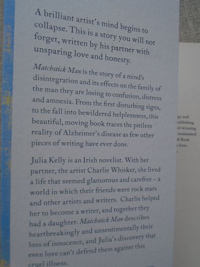 Matchstick man, Julia Kelly, Paperback book, non fiction, New,Book.Memoir