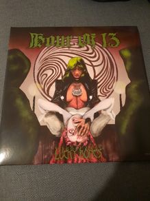 HOUR OF 13: Lucky Bones/RazorRock Tapes LP- (300 Red vinyl pressing)
