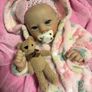 REBORNS BY LAURA.  Introducing Baby Stacey.  3 1/2 lbs in weight Reborn Doll.  Welcome to View Image 6
