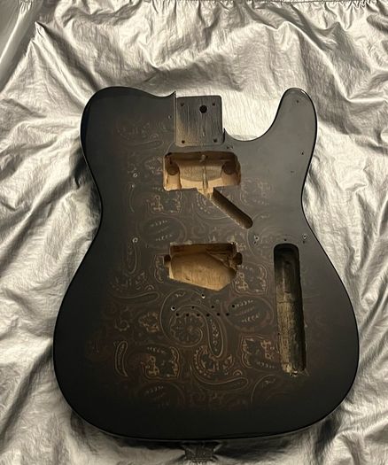 telecaster paisley body electric guitar parts accessories