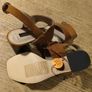 Ladies Penny's Brown swade Sandles. New with tags.e Image 3