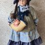 Collectible Porcelain Doll with Original Box  Storage Clearance Sold as seen Image 2
