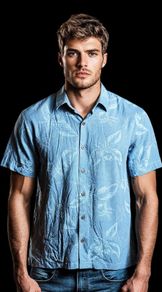 Tommy Bahama Short Sleeve Silk Shirt Size Medium