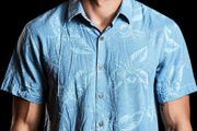Tommy Bahama Short Sleeve Silk Shirt Size Medium