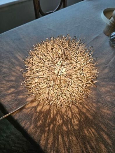 Beautiful Contemporary centre light fitting & side lamp