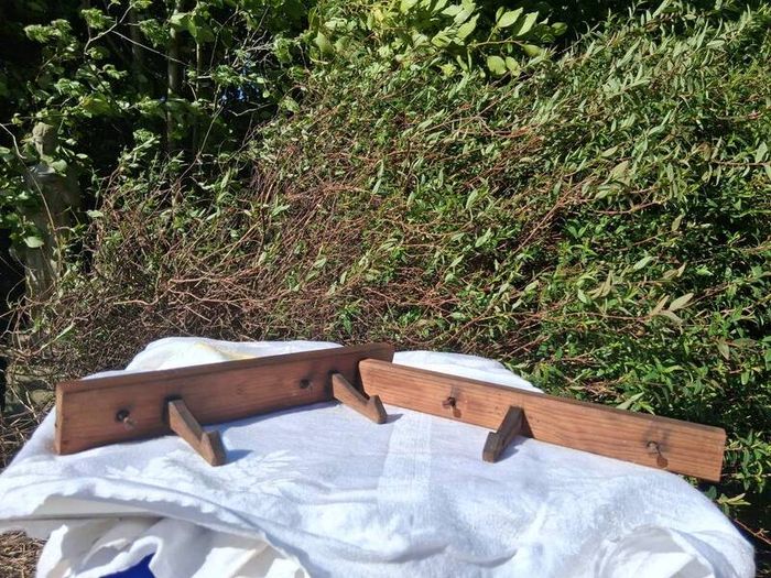 Art Nouveau Wooden Coat Rack