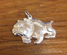 Sterling Silver PitBull Bulldog