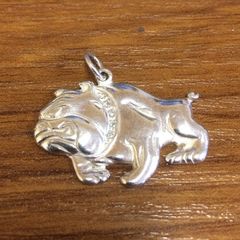 Sterling Silver PitBull Bulldog