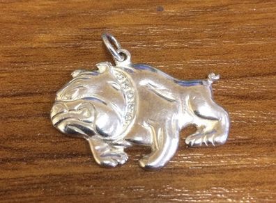 Sterling Silver PitBull Bulldog