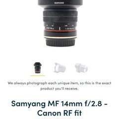 Samyang 14mm 2.8 RF