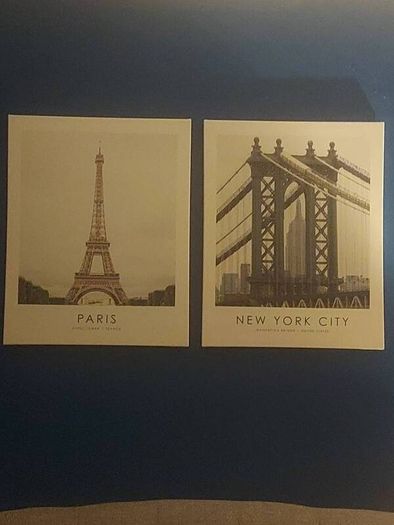2 canvas 40 x 50cm